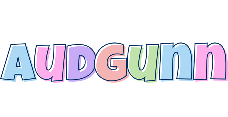 Audgunn pastel logo