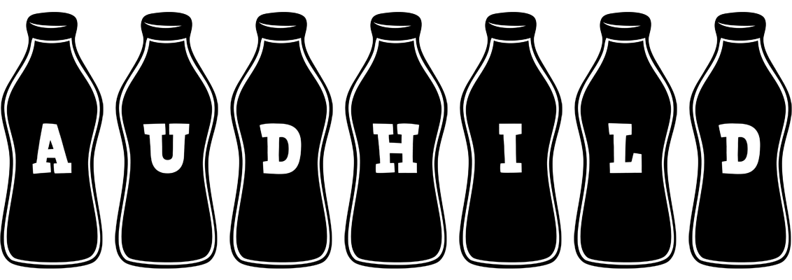 Audhild bottle logo
