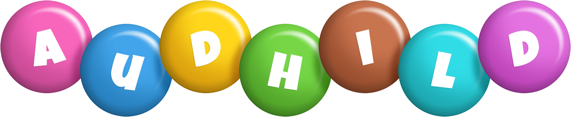 Audhild candy logo