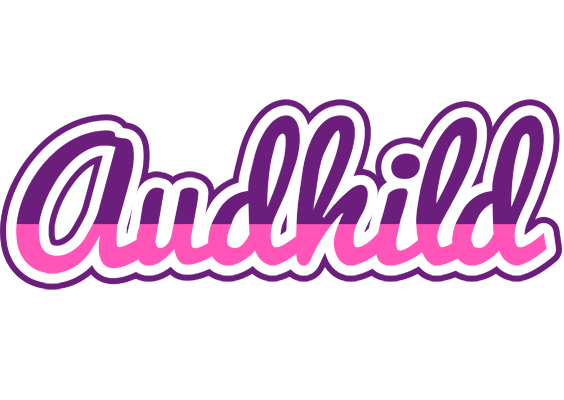 Audhild cheerful logo