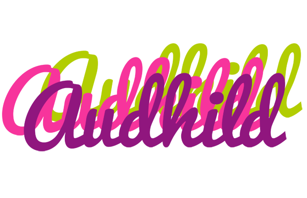 Audhild flowers logo