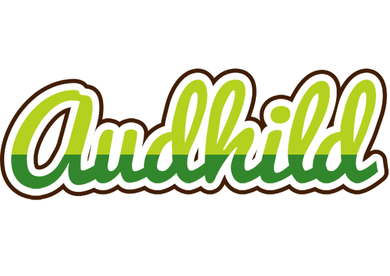 Audhild golfing logo