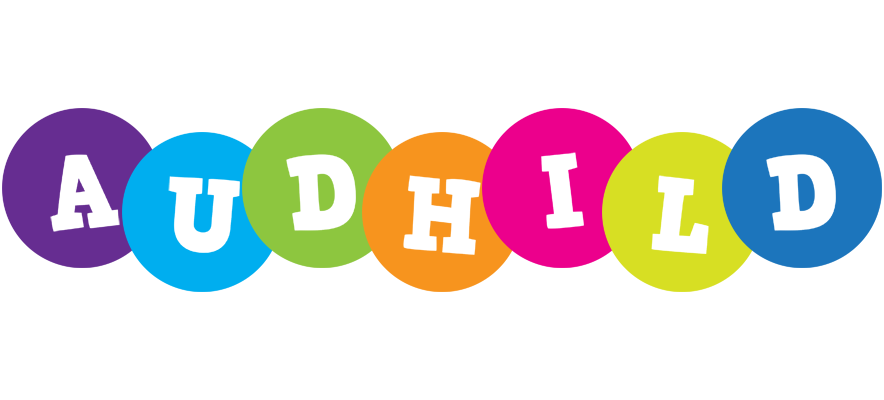 Audhild happy logo