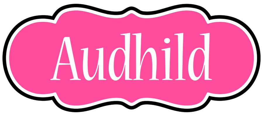 Audhild invitation logo