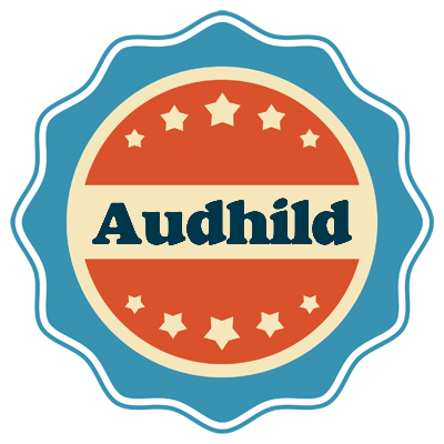 Audhild labels logo