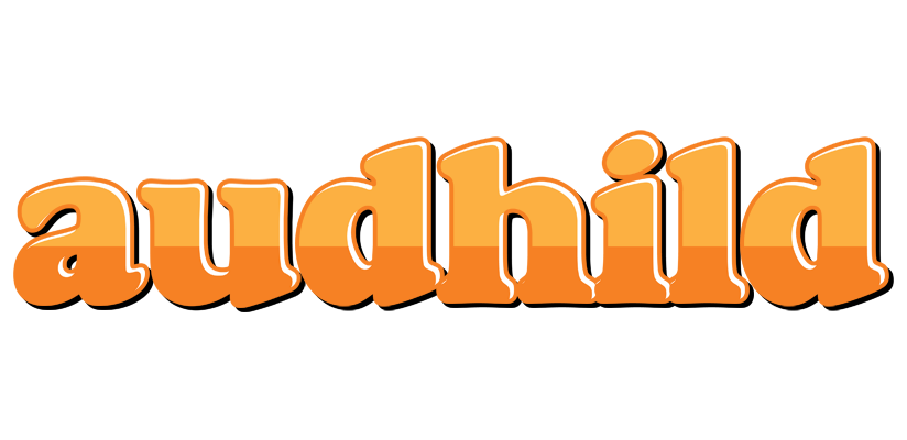 Audhild orange logo