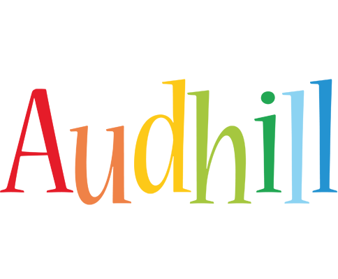 Audhill birthday logo