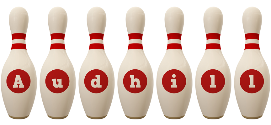 Audhill bowling-pin logo