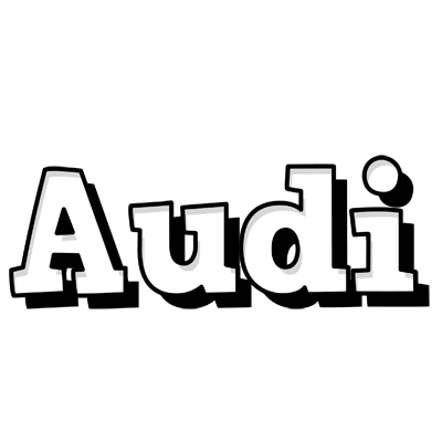 Audi snowing logo