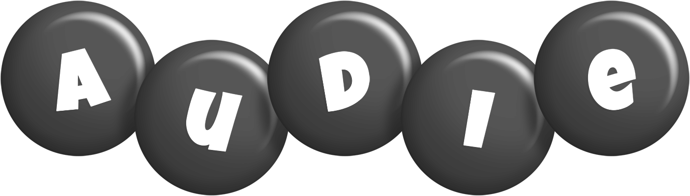 Audie candy-black logo