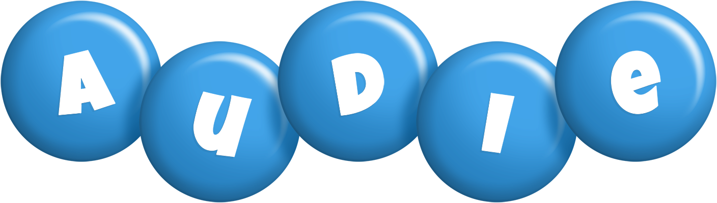 Audie candy-blue logo