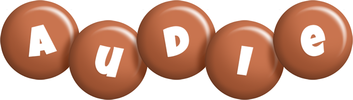 Audie candy-brown logo