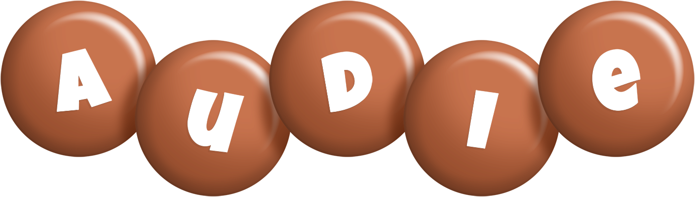 Audie candy-brown logo