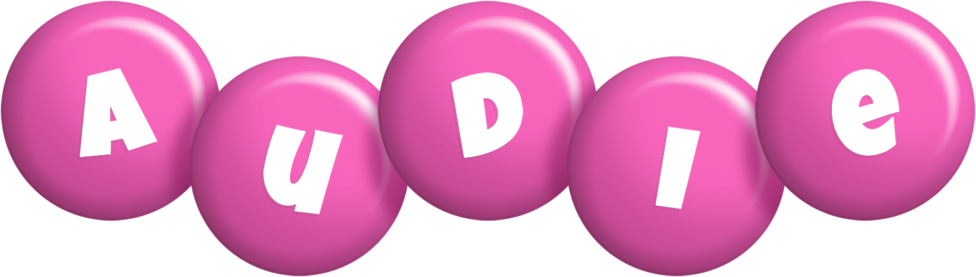 Audie candy-pink logo