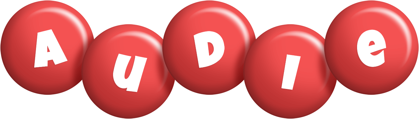Audie candy-red logo