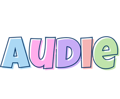 Audie pastel logo