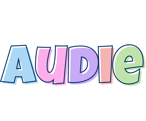 Audie pastel logo