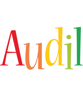 Audil birthday logo