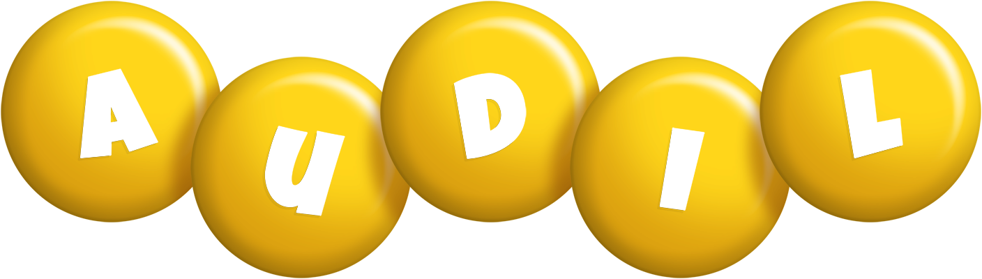 Audil candy-yellow logo