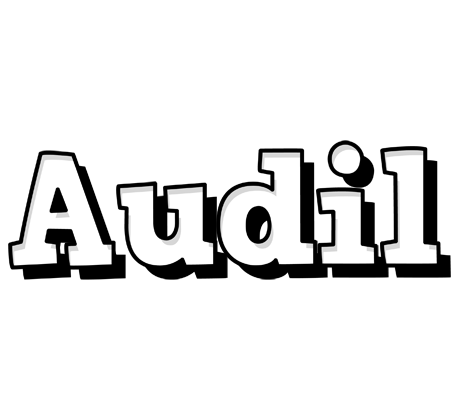 Audil snowing logo