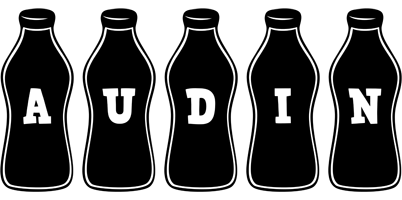 Audin bottle logo