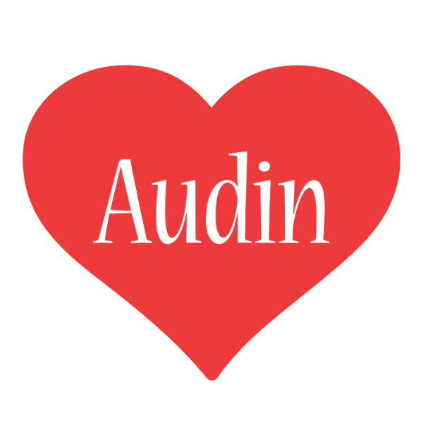 Audin love logo
