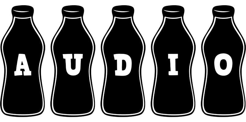 Audio bottle logo