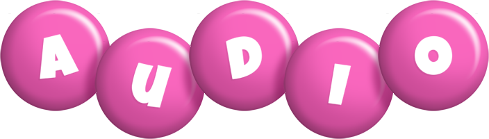 Audio candy-pink logo