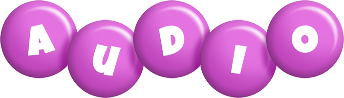 Audio candy-purple logo