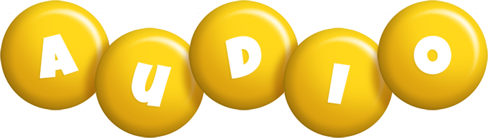 Audio candy-yellow logo