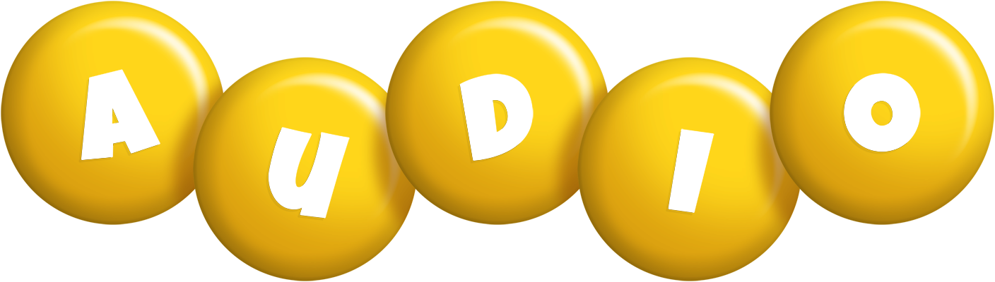 Audio candy-yellow logo