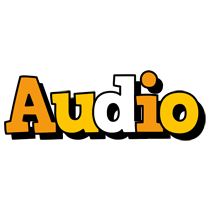 Audio cartoon logo