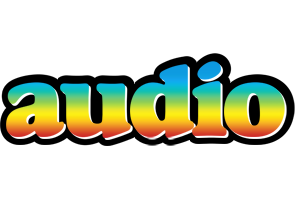 Audio color logo