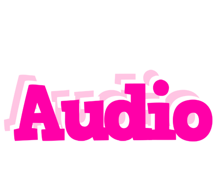 Audio dancing logo