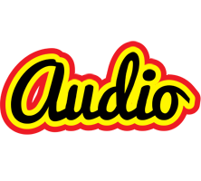 Audio flaming logo