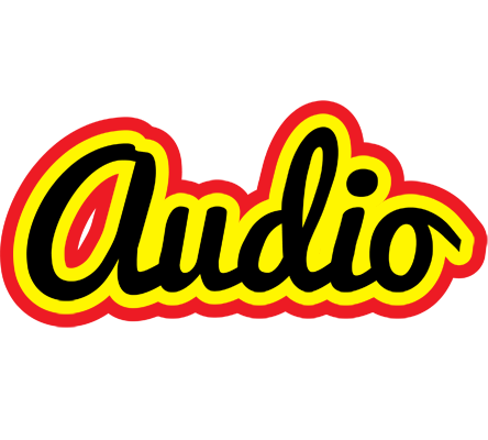 Audio flaming logo