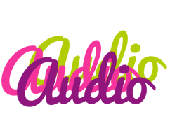 Audio flowers logo