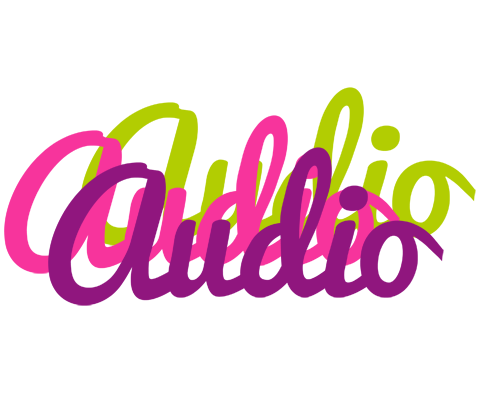 Audio flowers logo