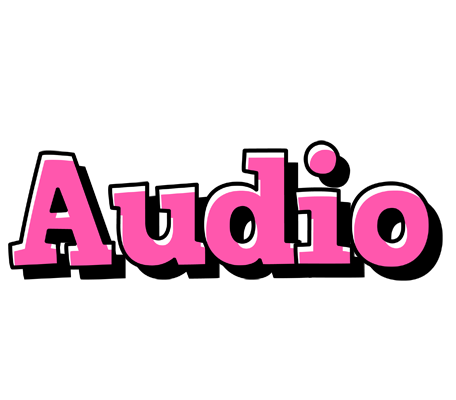 Audio girlish logo