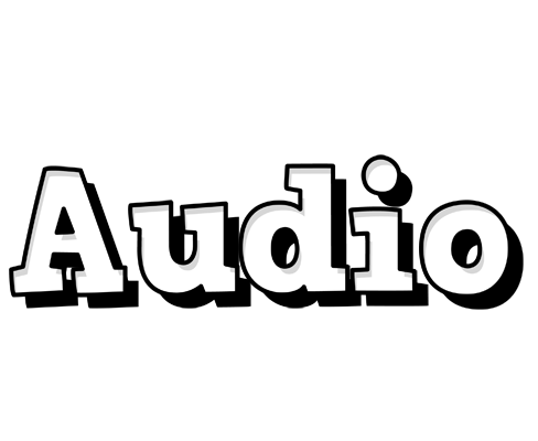 Audio snowing logo