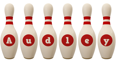 Audley bowling-pin logo