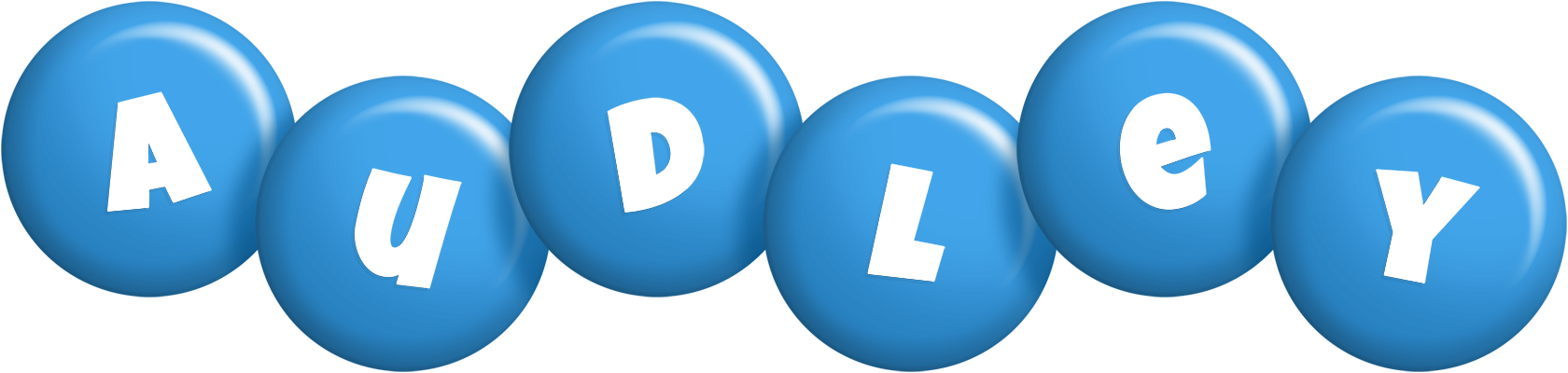 Audley candy-blue logo
