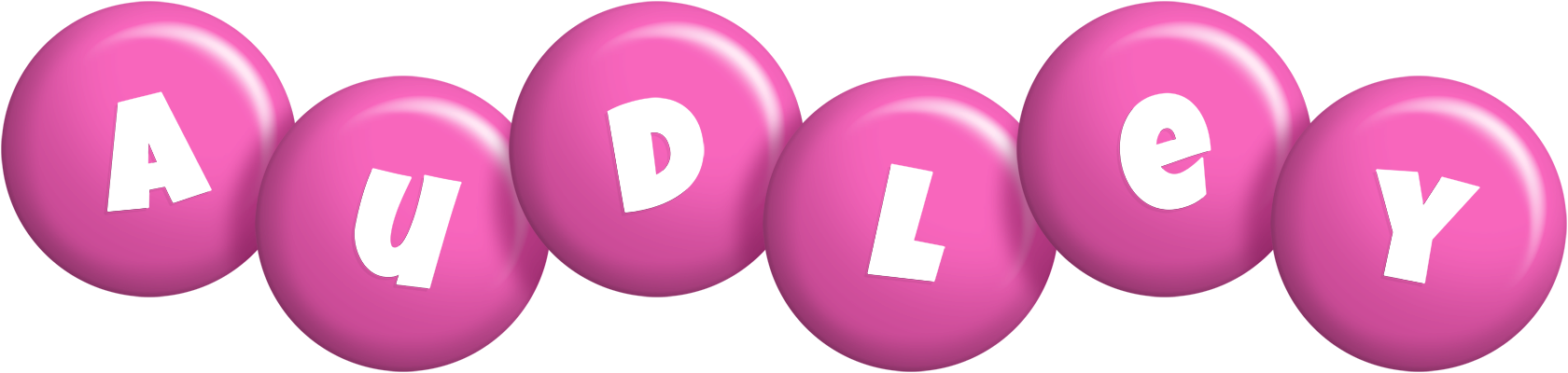 Audley candy-pink logo