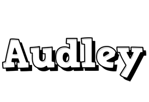 Audley snowing logo