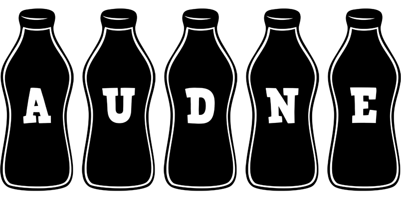 Audne bottle logo