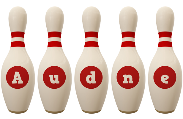Audne bowling-pin logo