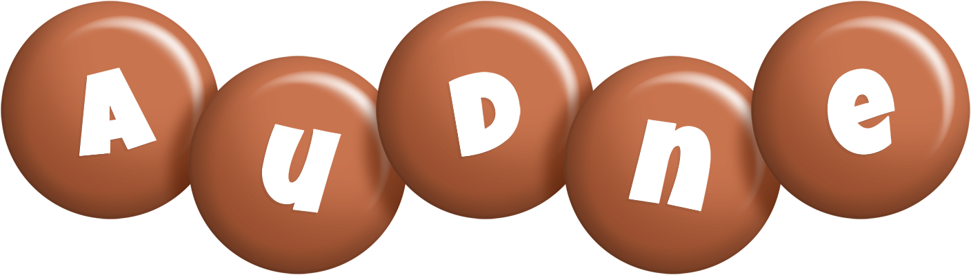 Audne candy-brown logo