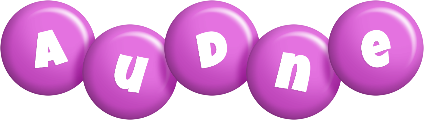 Audne candy-purple logo