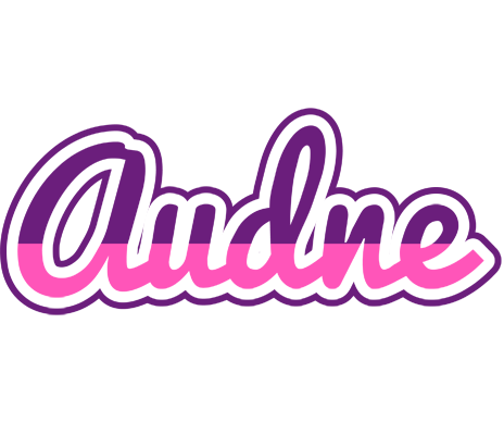 Audne cheerful logo