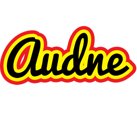 Audne flaming logo